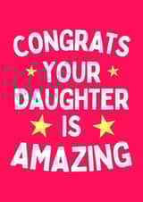 Funny Father's Day Card - From Daughter - Amazing created by Sundiva Designs