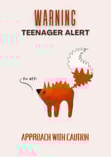 Teenager Birthday Card- Funny birthday card created by Ayesha  Idris