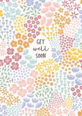 Pretty Get Well Card - For Her - Flowers created by Sarah Frances