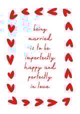 Classic Anniversary Card - Perfectly In Love created by letterfix