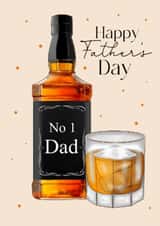 Classic Father's Day Card - Whiskey created by Dolly’s Originals