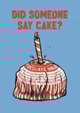 Funny Birthday Card - Tunnocks Teacake - Scotland created by ZB CREATIVE