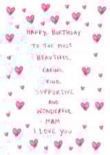 Heartfelt Birthday Card - Wonderful Mam created by HCD Illustration