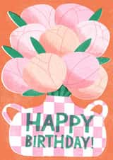 Pretty Birthday Card - Peonies created by Catherine Pape