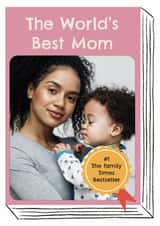 Personalised Mothers Day Photo Card created by Zove Ahh - Cute Mother’s Day Card – "The World’s Best Mom" – Bestseller Inspired