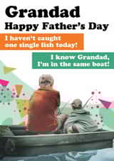 Funny Father's Day Card - For Grandad - Fishing created by Quitting Hollywood