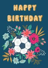 Fabulous birthday card for someone who loves football created by Mindikr