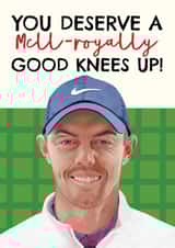 Funny Father's Day/Birthday Card - Rory Mcllroy - Good Knees Up created by AbiGoLucky