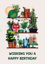 Classic Birthday Card - Plants - Gardening created by Folio | Ian Owen