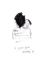 Cute Father's Day Card - I Love You Daddy created by Sketchy Muma