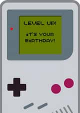 Fun Birthday Card - Retro Gameboy created by Luca’s Cardz