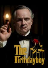 Funny  Birthday Card - The Godfather created by Shower Thoughts