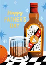 Classic Father's Day Card - Whiskey - Alcohol created by Ricicle Cards