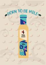 Born to be Mild birthday card created by two two one design