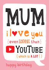 Funny Birthday Card - For Mum - YouTube created by la la la Designs