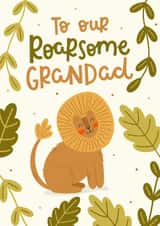 Cute Father's Day Card - Our Roarsome Grandad created by Abbie Imagine