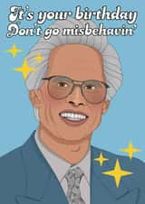 Funny Birthday Card - Baby Billy - The Righteous Gemstones created by Lizzy B Draws.