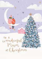 Classic Christmas Card - For Mum - Snow created by Louise Tiler