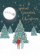 Classic Christmas Card - For Grandad - Snow Scene created by Louise Tiler