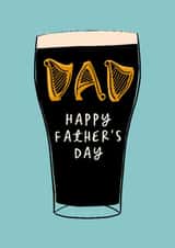 Classic Father’s Day Card - Guinness created by patternmuse