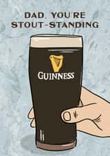 Classic Father's Day Card - Guinness created by Cindy Reynolds