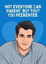 Funny Father's Day Card - Phil Dunphy = Modern Family - Peerented created by Sundiva Designs