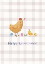 Cute Easter Card - Happy Easter, Chick! created by Lisa Parker