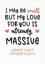 Classic Father's Day Card - Massive Love created by Sundiva Designs