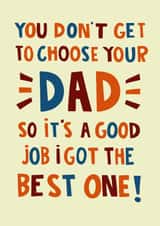 Classic Father's Day Card - I Got The Best One created by Lucy Maggie Designs