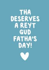 Fun Father's Day Card - A Reyt Yorkshire Fatha's Day created by @MarcoLooks