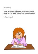 Funny Birthday Card - For Her - Crossfit created by Swizzoo