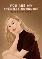 Cute Birthday Card - Ariana Grande - Eternal Sunshine created by Pink Peach Cards
