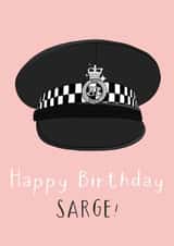Funny Birthday Card - Sarge - Boss Bitch created by Little Prints Fred Designs