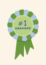 Classic Father's Day Card - For Grandad - Rosette created by Ella Goddard