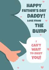 Cute Father's Day Card - From The Bump created by Digital Waves