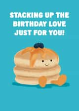 Jellycat Birthday Card - Pancakes - Stacking Up created by Choo Choo