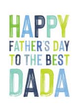 Classic Father's Day Card - Best Dada created by Studio 9
