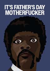 Funny Father's Day Card - Pulp Fiction created by Hello Sausage