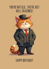 Funny Birthday Card for Him created by Lina Skye