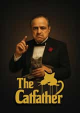 Funny Father's Day Card - Catfather created by ShortRound888