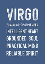 Classic Birthday Card - Virgo created by Studio 9