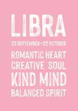 Classic Birthday Card - Libra created by Studio 9