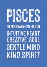 Classic Birthday Card - Pisces created by Studio 9