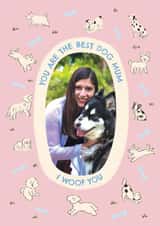 Personalised Birthday Photo Card created by Zove Ahh - Cute BirthdayCard - Best Dog Mum