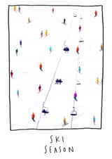 Ski Season! created by Becca Hall illustration