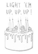 Fall out boy birthday card; Light 'em up, up, up! created by Erratic eel