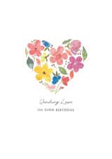 Pretty birthday card for your friend - Sending Love on your Birthday created by Nicky Espinasse