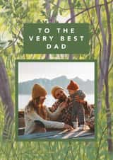 Personalised Father's Day Photo Card created by Joy Jen Studio - Outdoorsy Father's Day Card