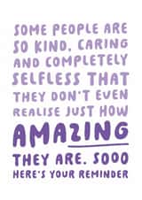 Heartfelt Thank You Card - Amazing - Here's Your Reminder created by Kreate Paper Co.
