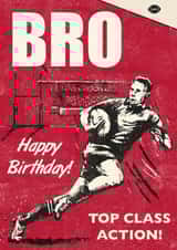 Fun Birthday Card - For Brother - Rugby created by Rocket68